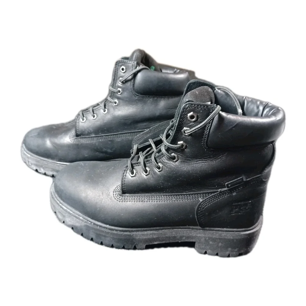 Timberland Pro Boot Men Size 10.5 M Direct Attach Soft Toe Work Black Waterproof